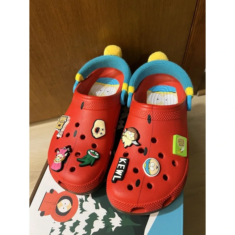 Crocs Adult South Park Cartman Cls Clg Clog Men's 8, Women's 10 Red New With Box